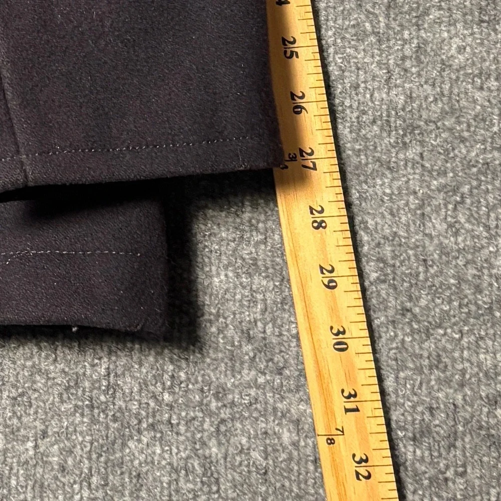 Lands End Mens Wool‎ Blend Pea Coat XL 46-48 Navy Blue Double Breasted 392812
